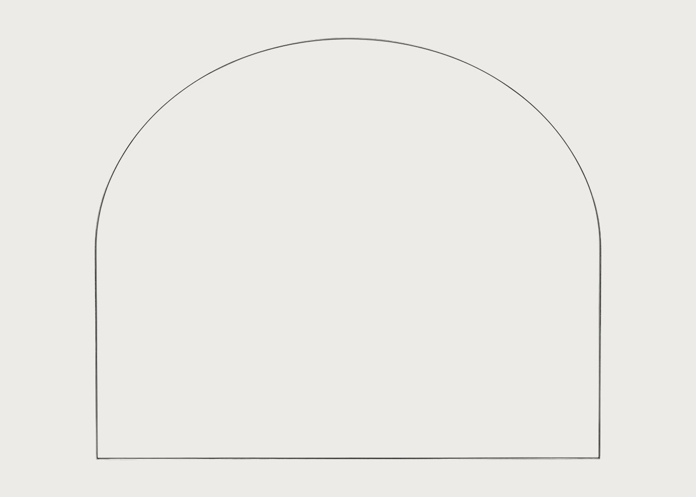 Fine Edge Mirror Over Mantle — image 6