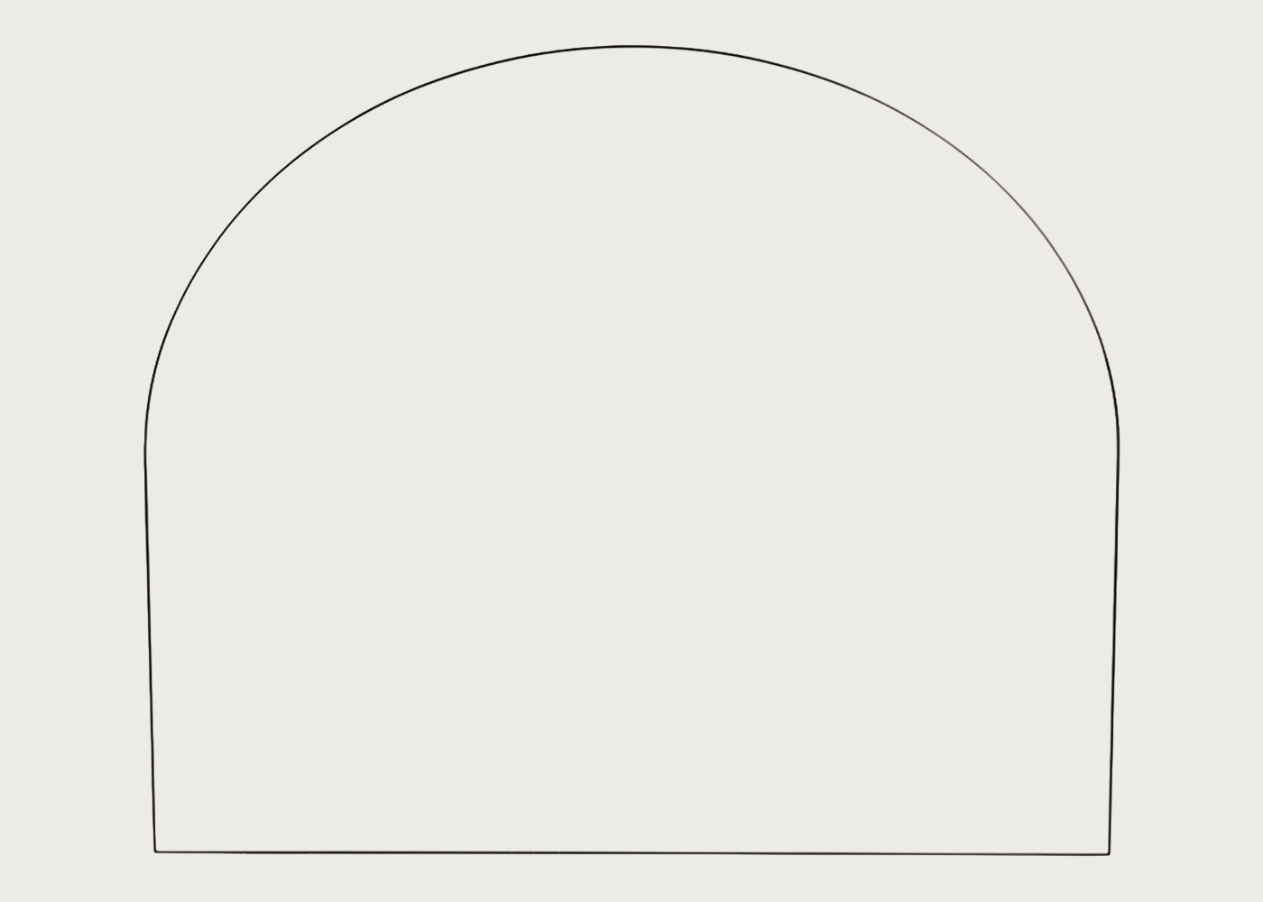 Fine Edge Mirror Over Mantle — image 10