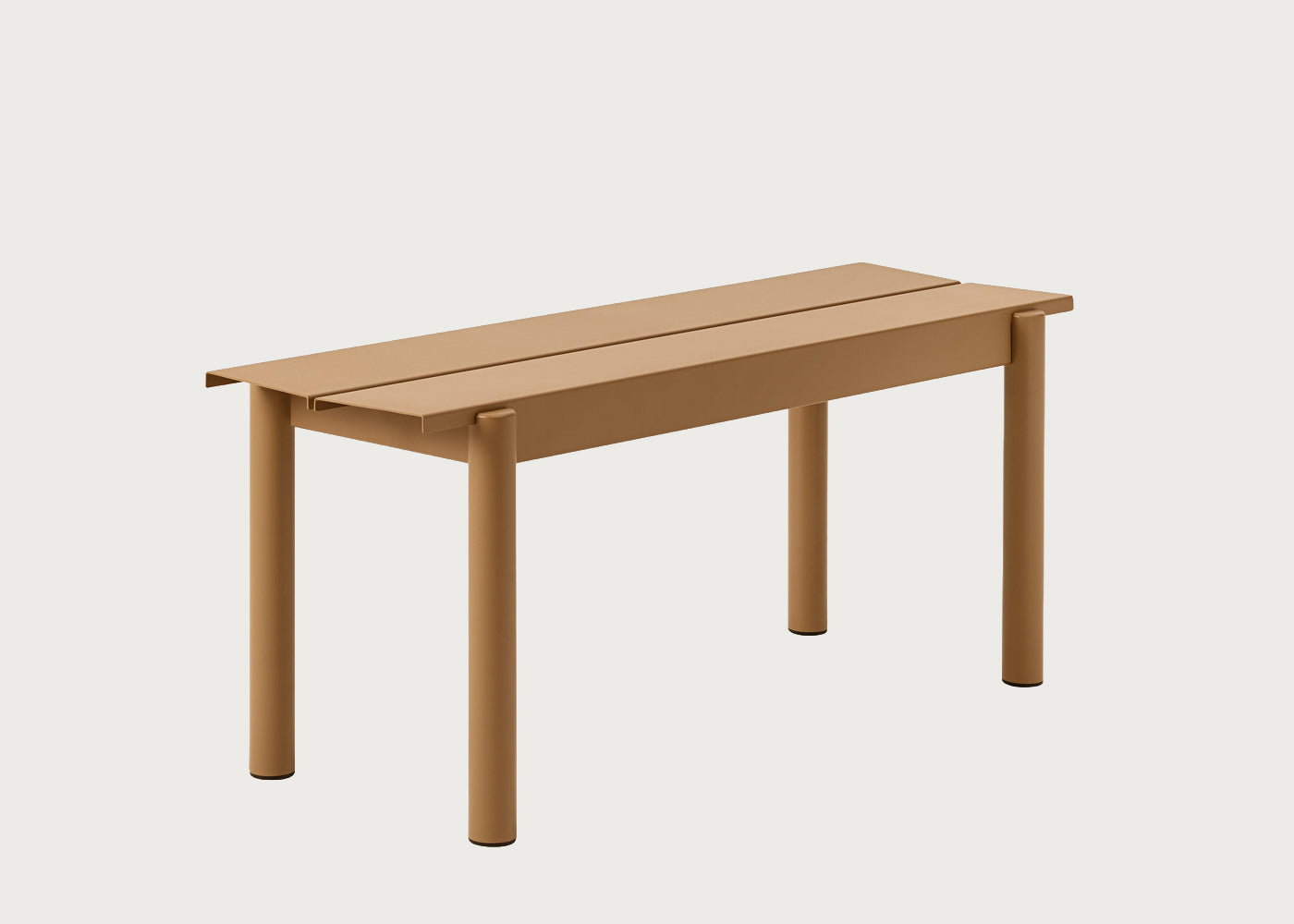 Linear Outdoor Steel Bench — image 4