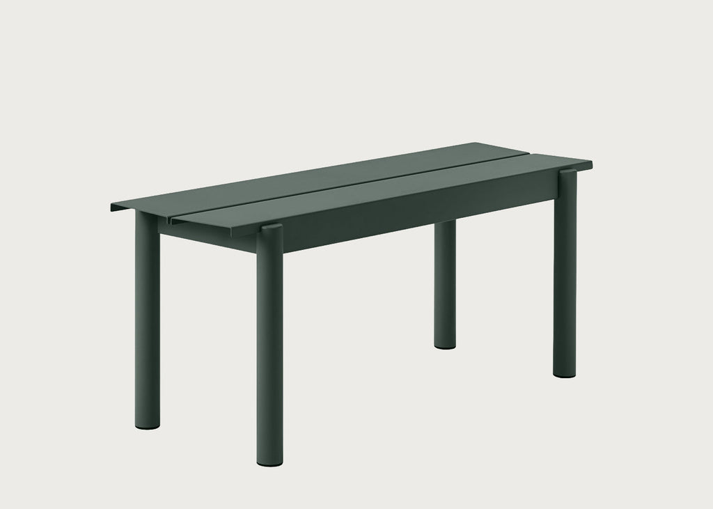 Linear Outdoor Steel Bench — image 10