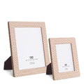 Sintra Set of 2 Picture Frames - Tan Leather — image 1