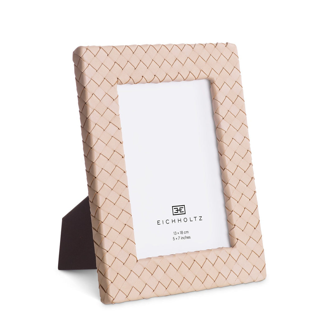 Sintra Set of 2 Picture Frames - Tan Leather — image 4