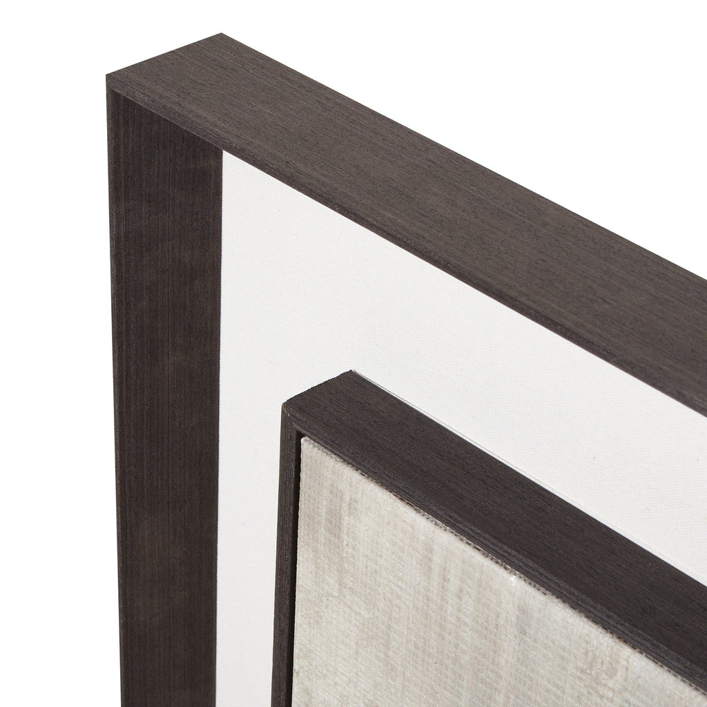 Extra Large Moderno Painting on Linen in Frame - Brown — image 4