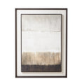 Extra Large Moderno Painting on Linen in Frame - Brown — image 1