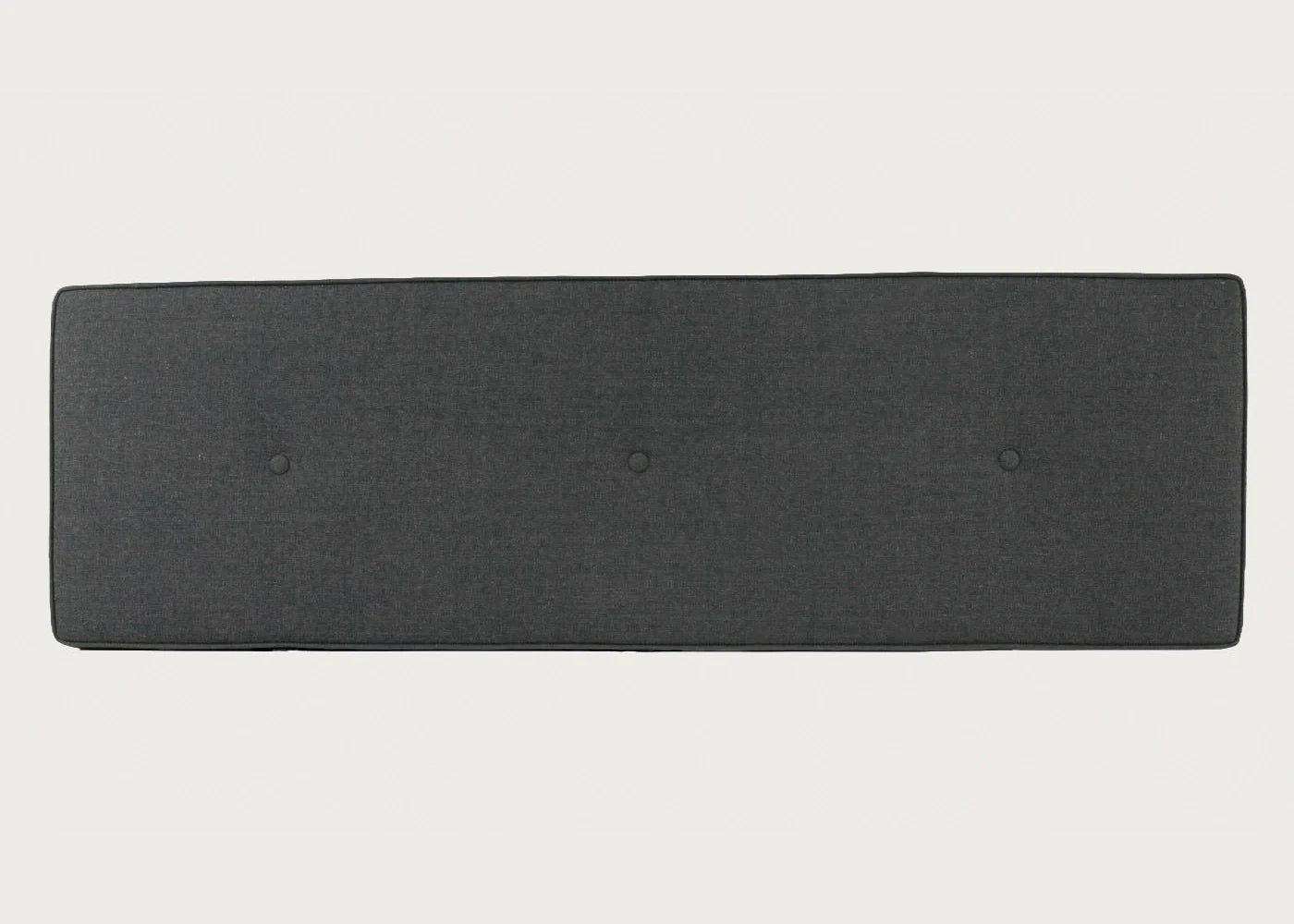 Brunel Bench Cushion Smoke Grey Fabric — image 4