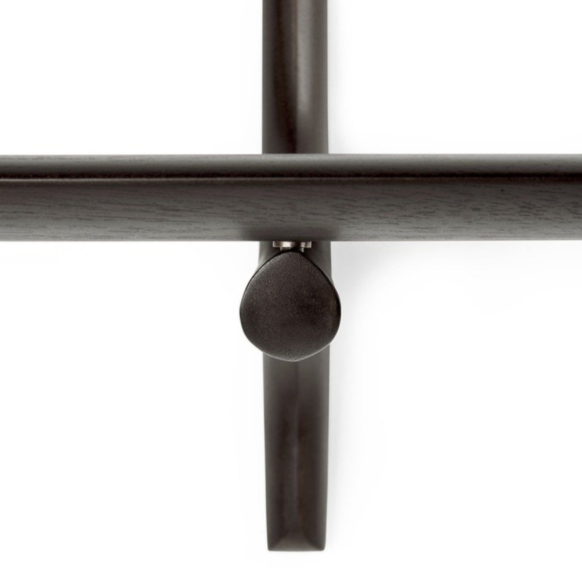 Pi 1 Shelf Wall Shelf - Dark Brown Varnished Mahogany — image 8