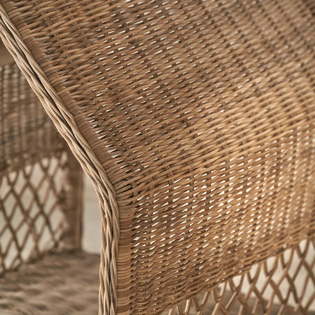Rattan House Dog Basket - Grey — image 4