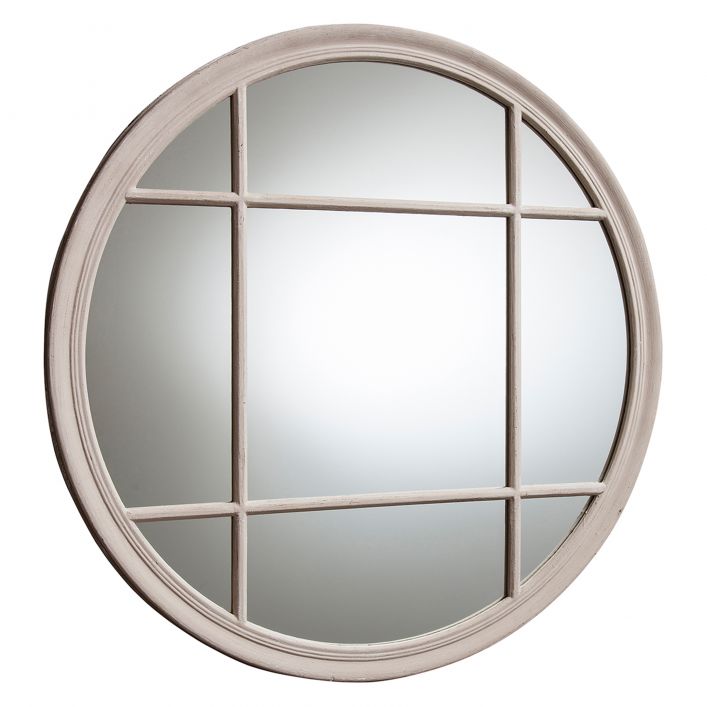 Eccleston Round Mirror in Natural 100x100cm — image 1