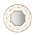 Andromeda Geometric Mirror in Gold 88.5x88.5cm — image 1