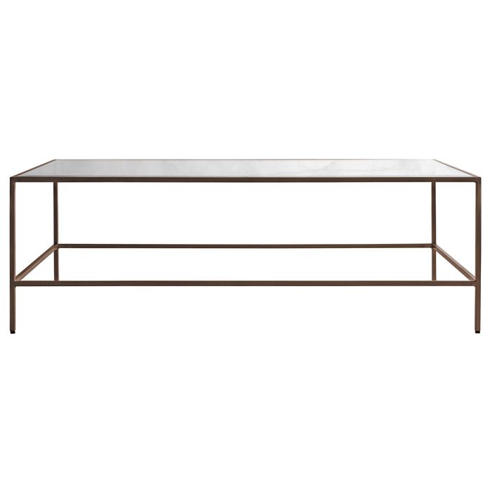 Rothbury Rectangular Coffee Table - Aged Bronze — image 1