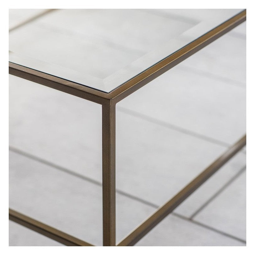 Rothbury Rectangular Coffee Table - Aged Bronze — image 5