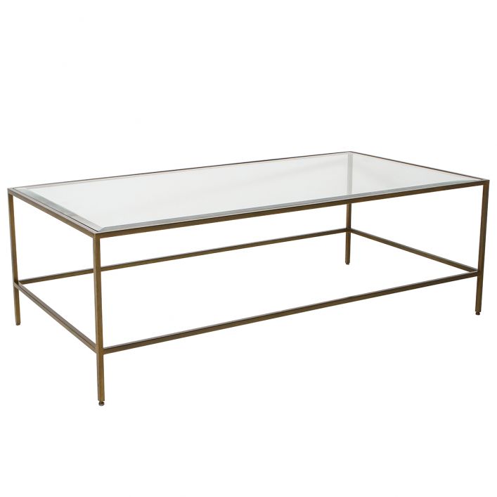Rothbury Rectangular Coffee Table - Aged Bronze — image 4