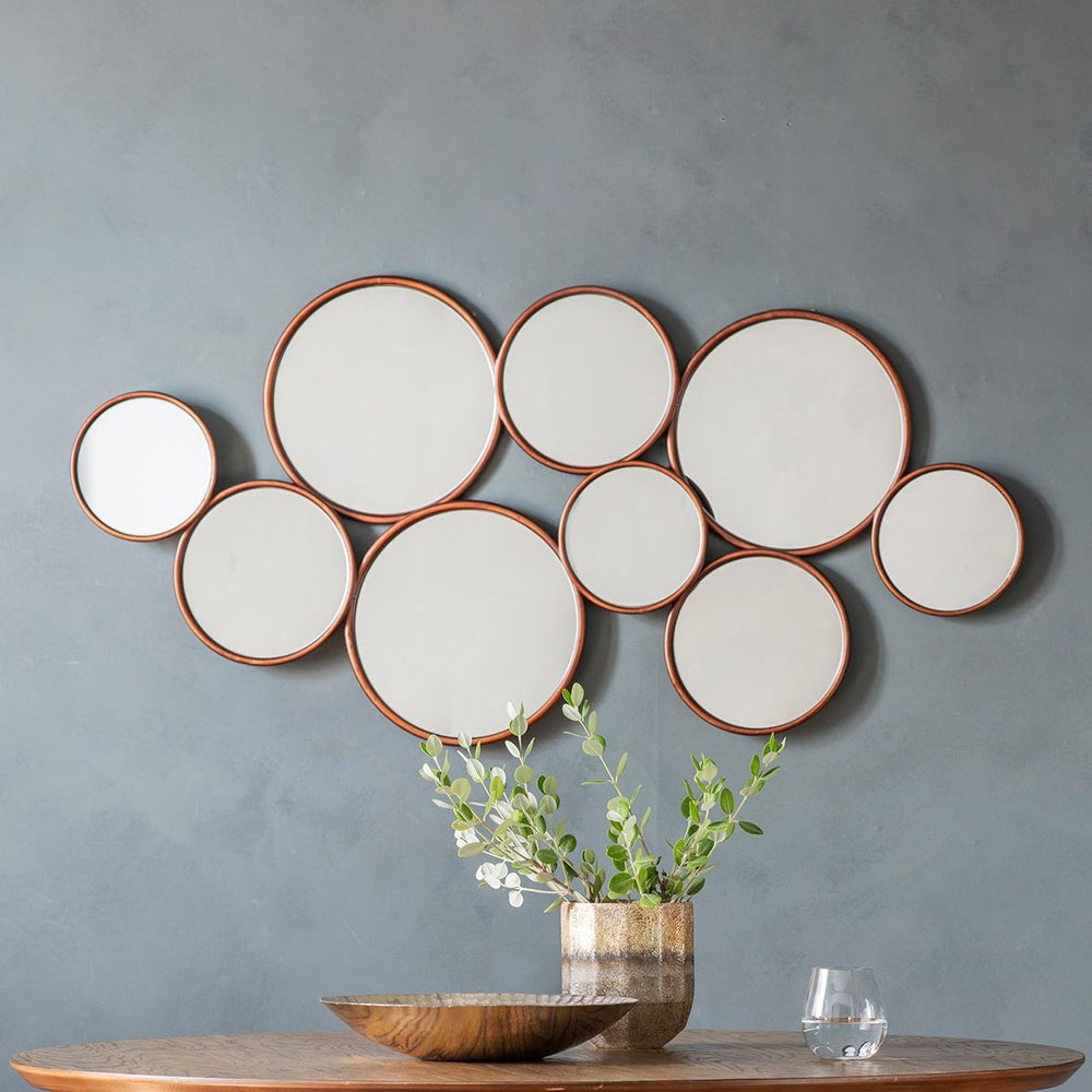 Kempsford Mirror in Copper 58.5x121cm — image 3