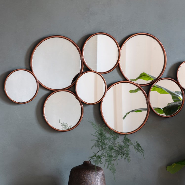 Kempsford Mirror in Copper 58.5x121cm — image 2