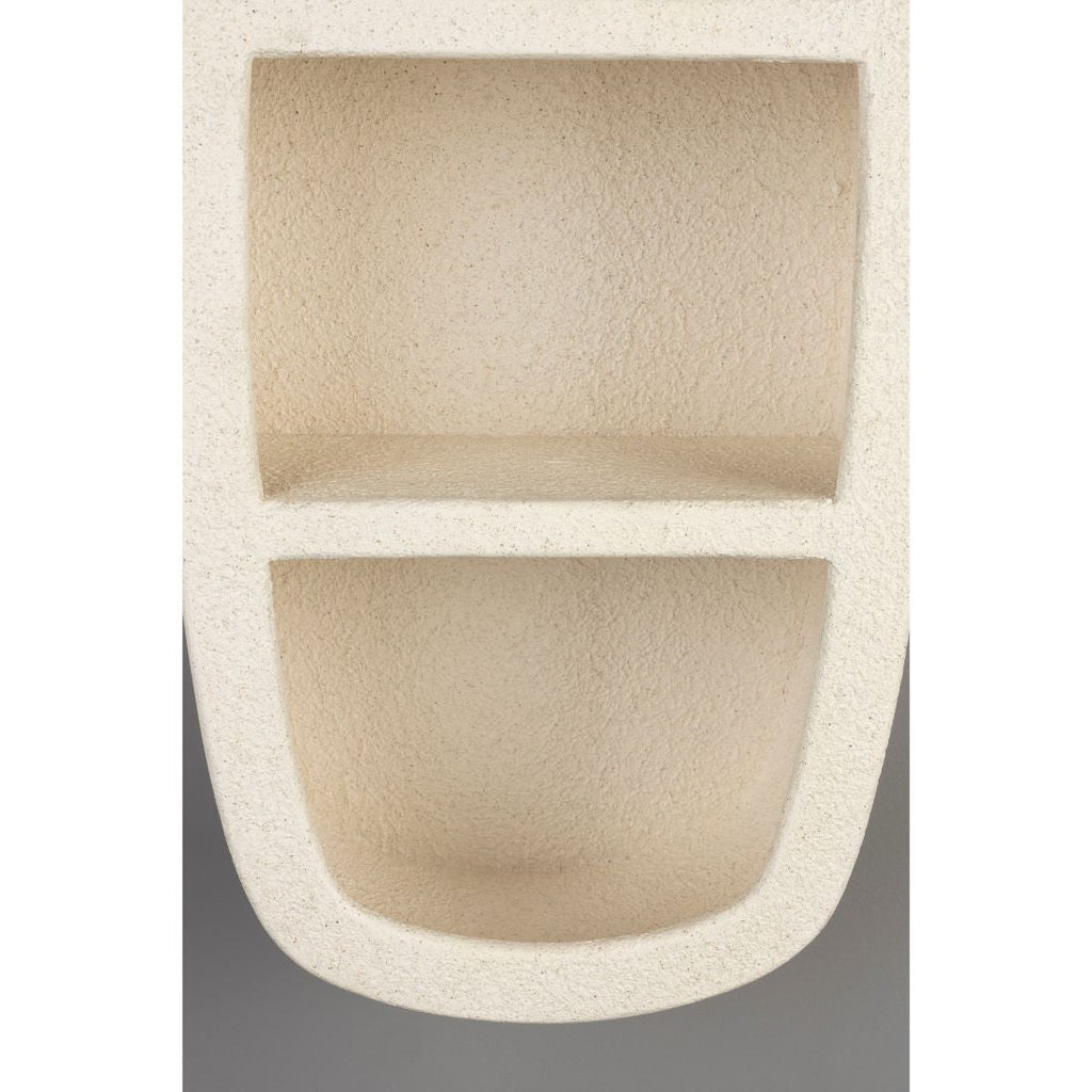 Veda 2 Recycled Marble Wall Shelf — image 5
