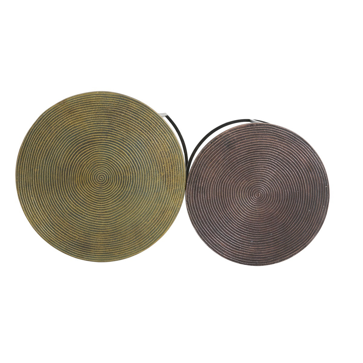 Talca Set of 2 Side Tables - Antique Copper — image 3