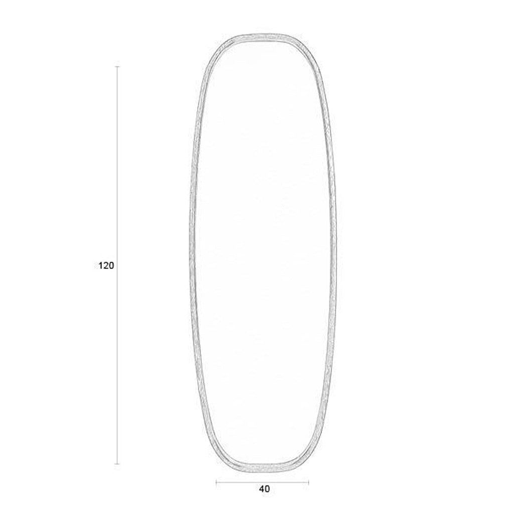 Nyko Mirror 5x40cm - Rubber Wood — image 4