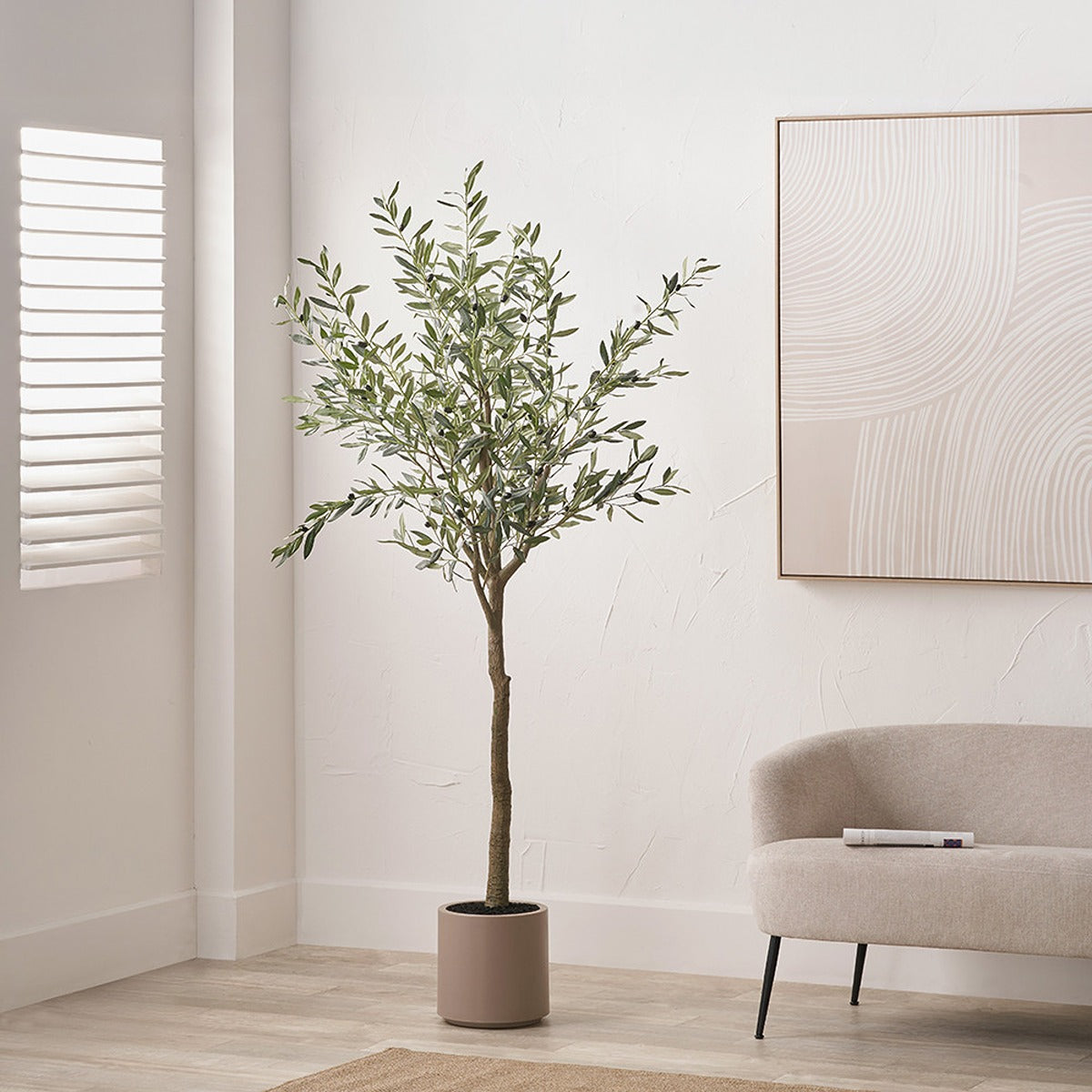 Faux Olive Tree in Pot - Large — image 2