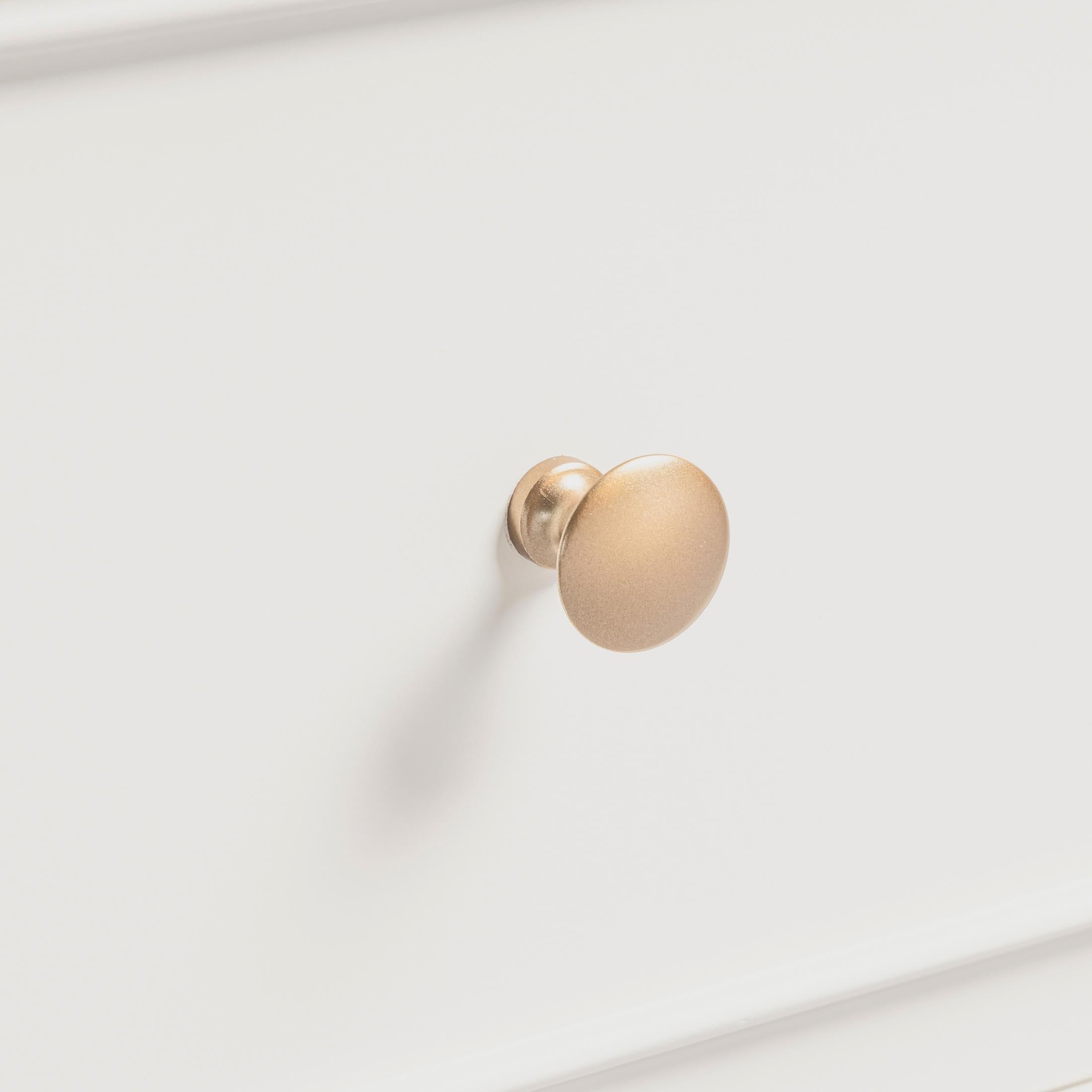 Belle 4 Drawer Solid Oak Wood and Cream Chest of Drawers — image 6