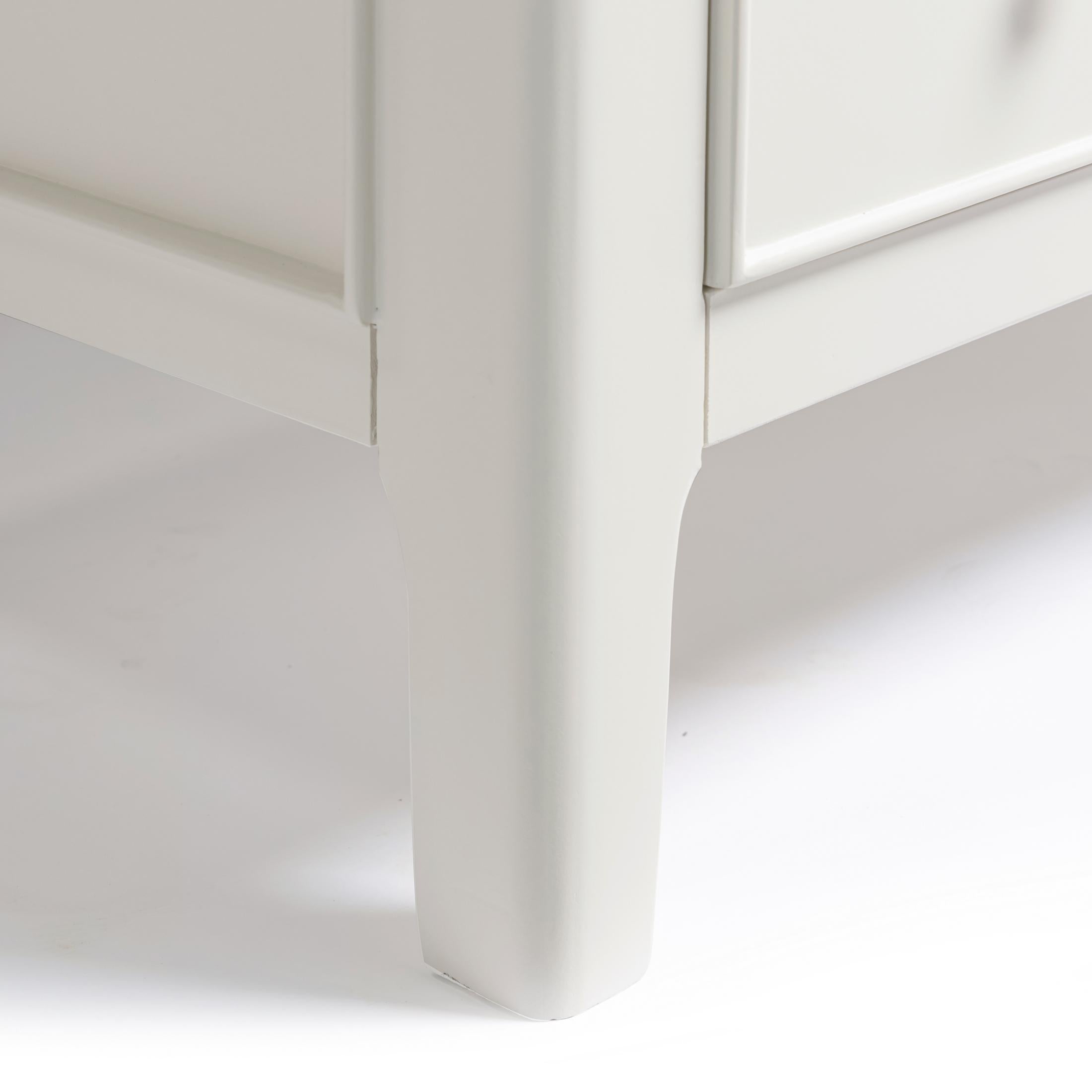 Belle 4 Drawer Solid Oak Wood and Cream Chest of Drawers — image 7