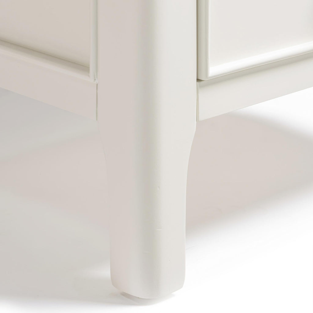 Belle 4 Drawer Tall Solid Oak and Cream Small Chest of Drawers — image 7