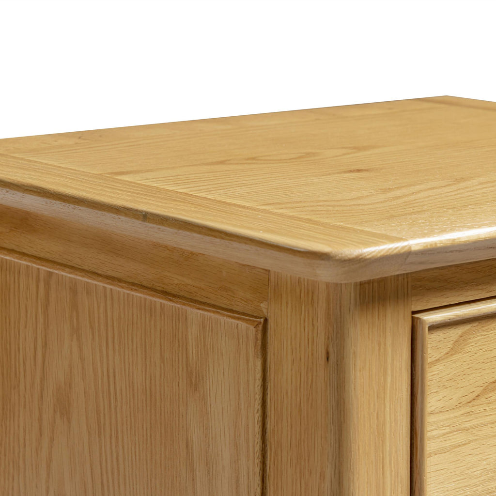 Belle 4 Drawer Tall Solid Oak Slim Chest of Drawers — image 5