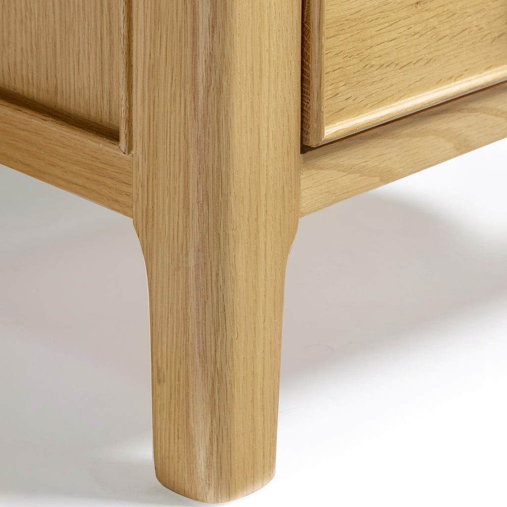 Belle 4 Drawer Tall Solid Oak Slim Chest of Drawers — image 6