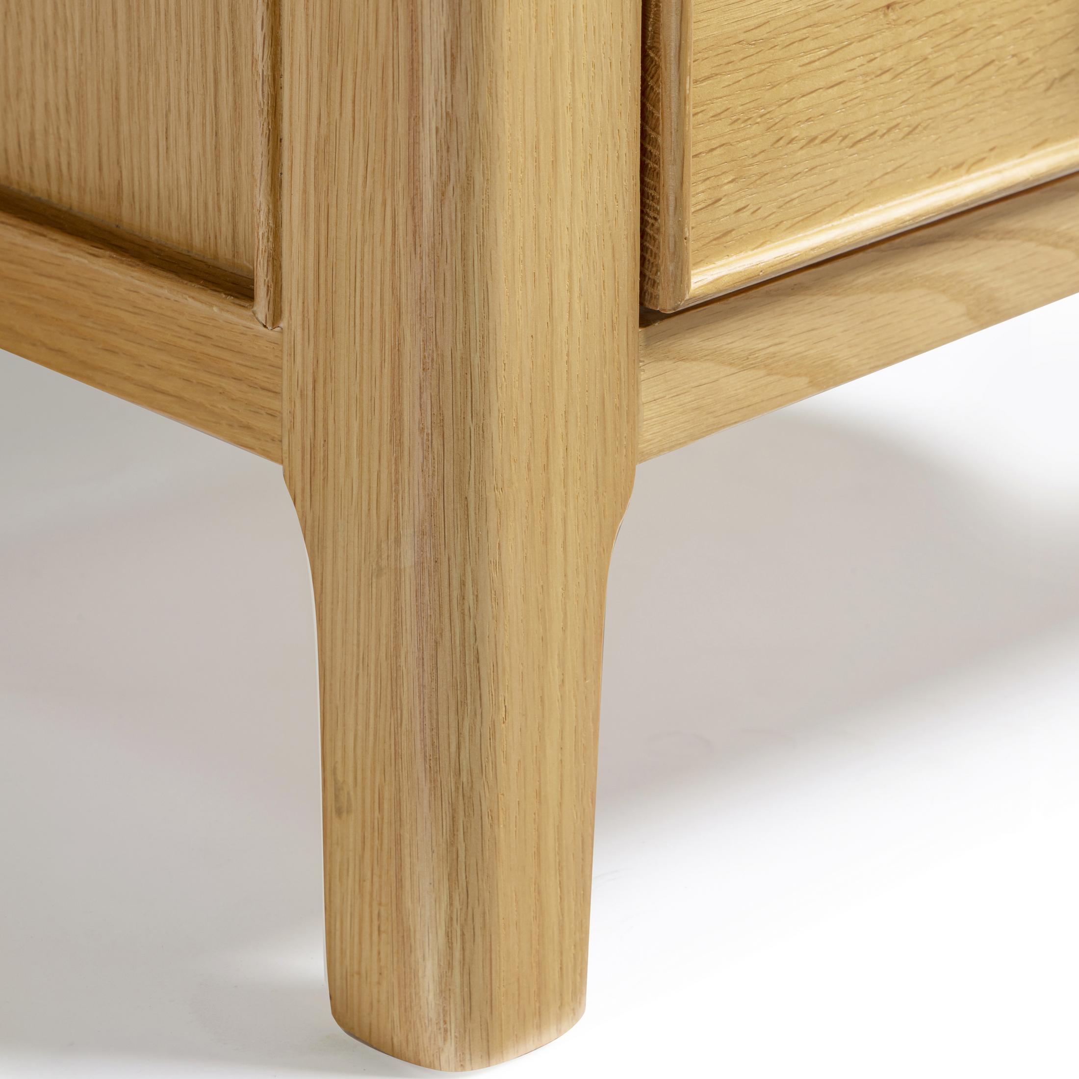 Belle 4 Drawer Tall Solid Oak Slim Chest of Drawers — image 6