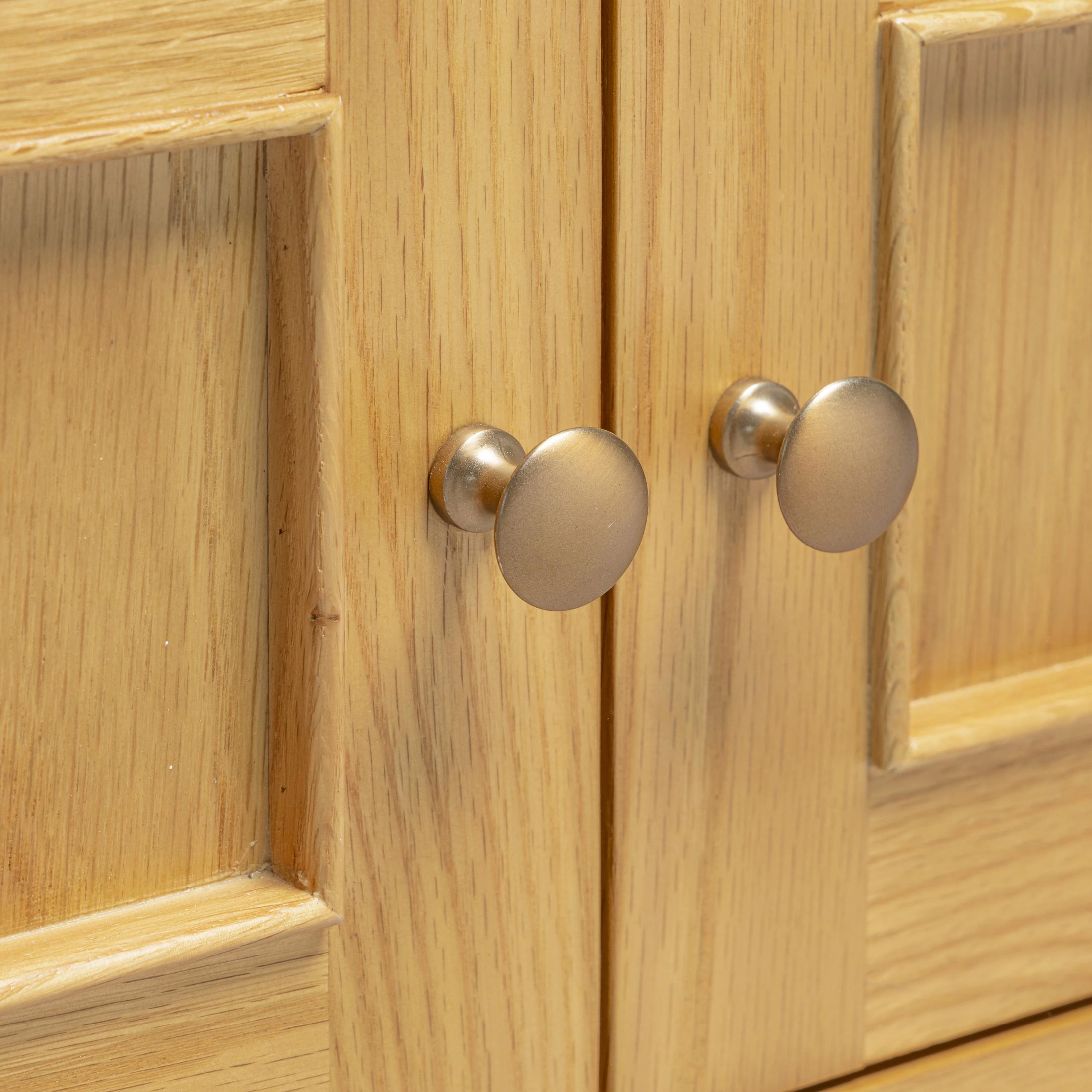 Belle Solid Oak Wood Corner TV Stand — image 7