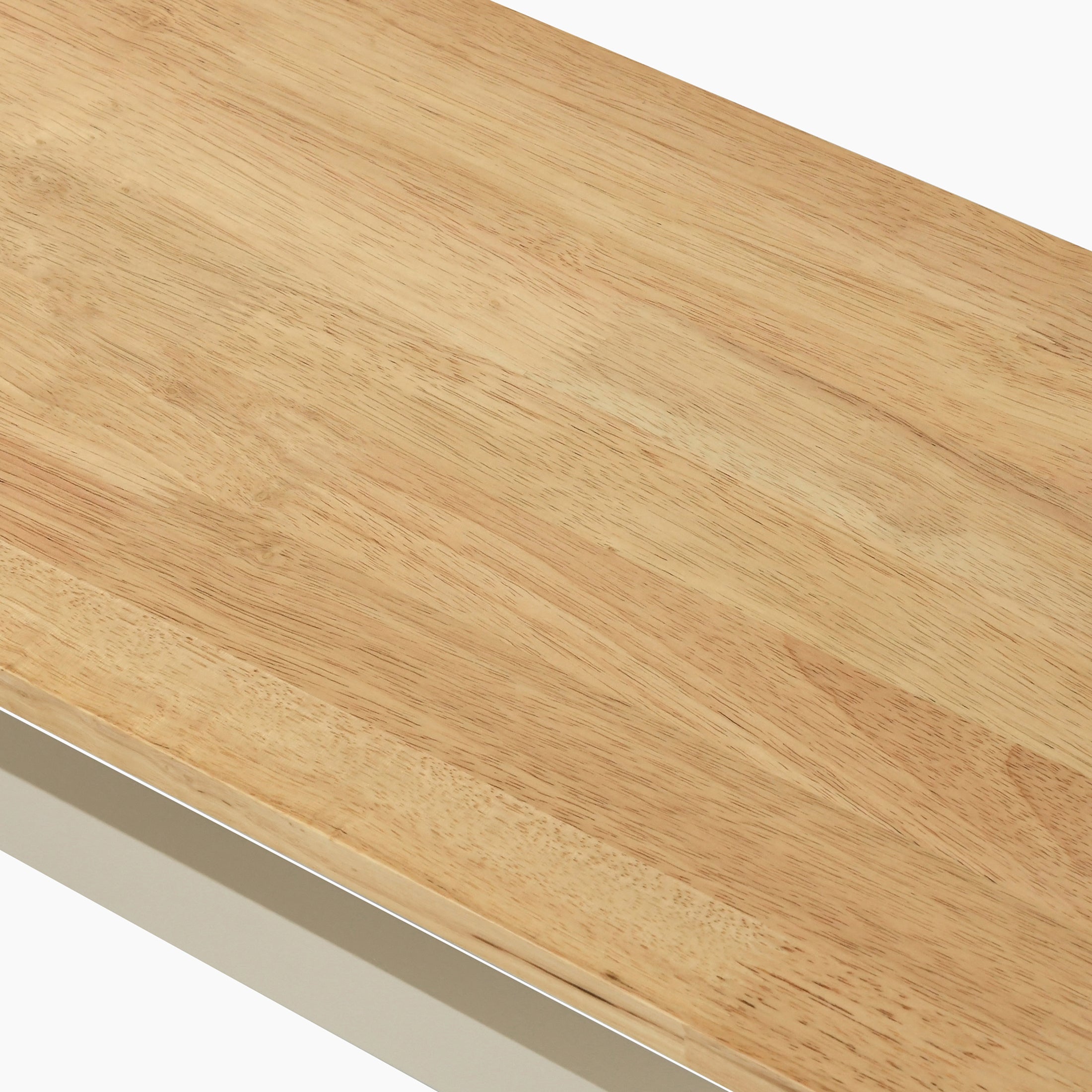 Blakeney Oak and Cream Solid Wood Dining Bench — image 6