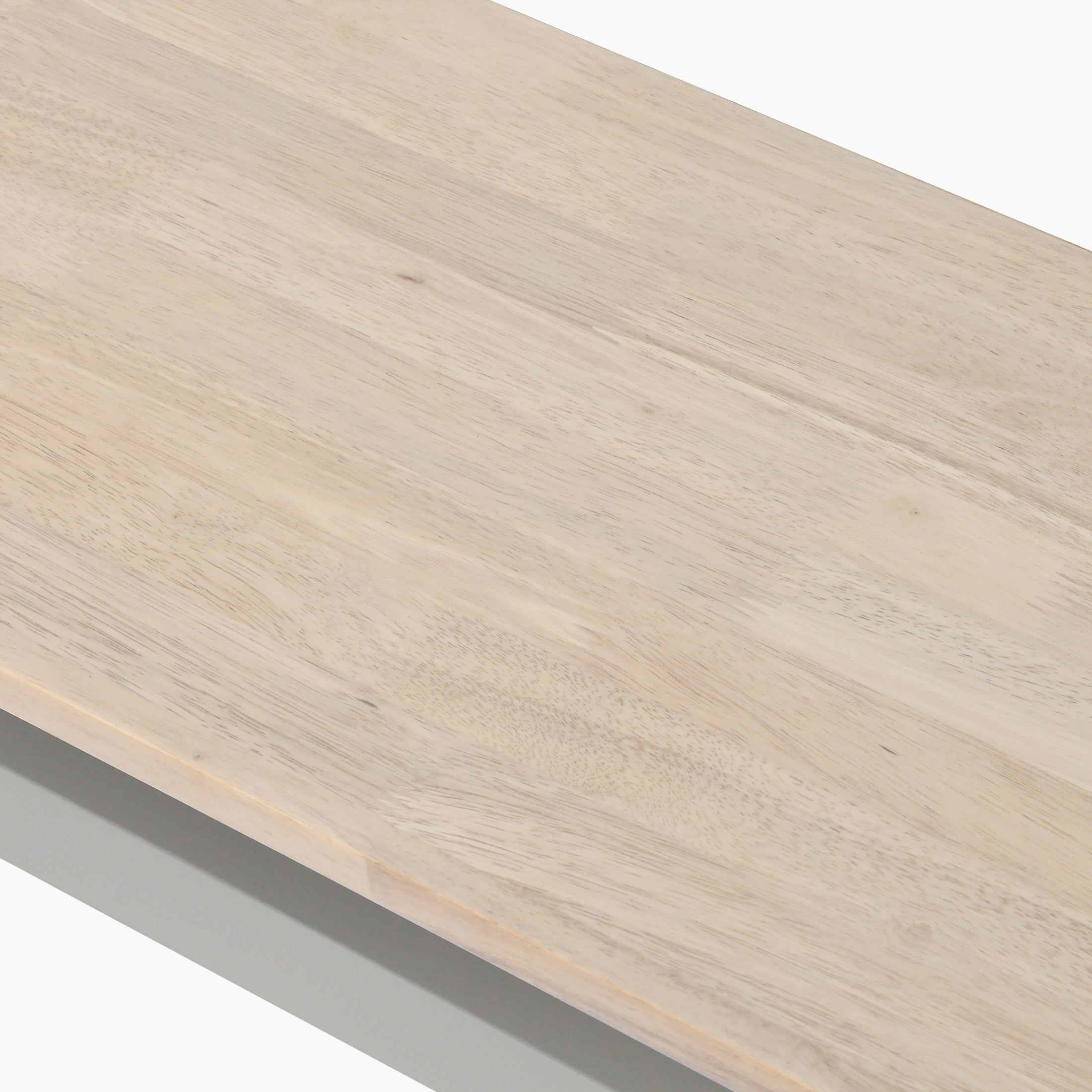 Blakeney Whitewashed and Light Grey Solid Wood Dining Bench — image 6