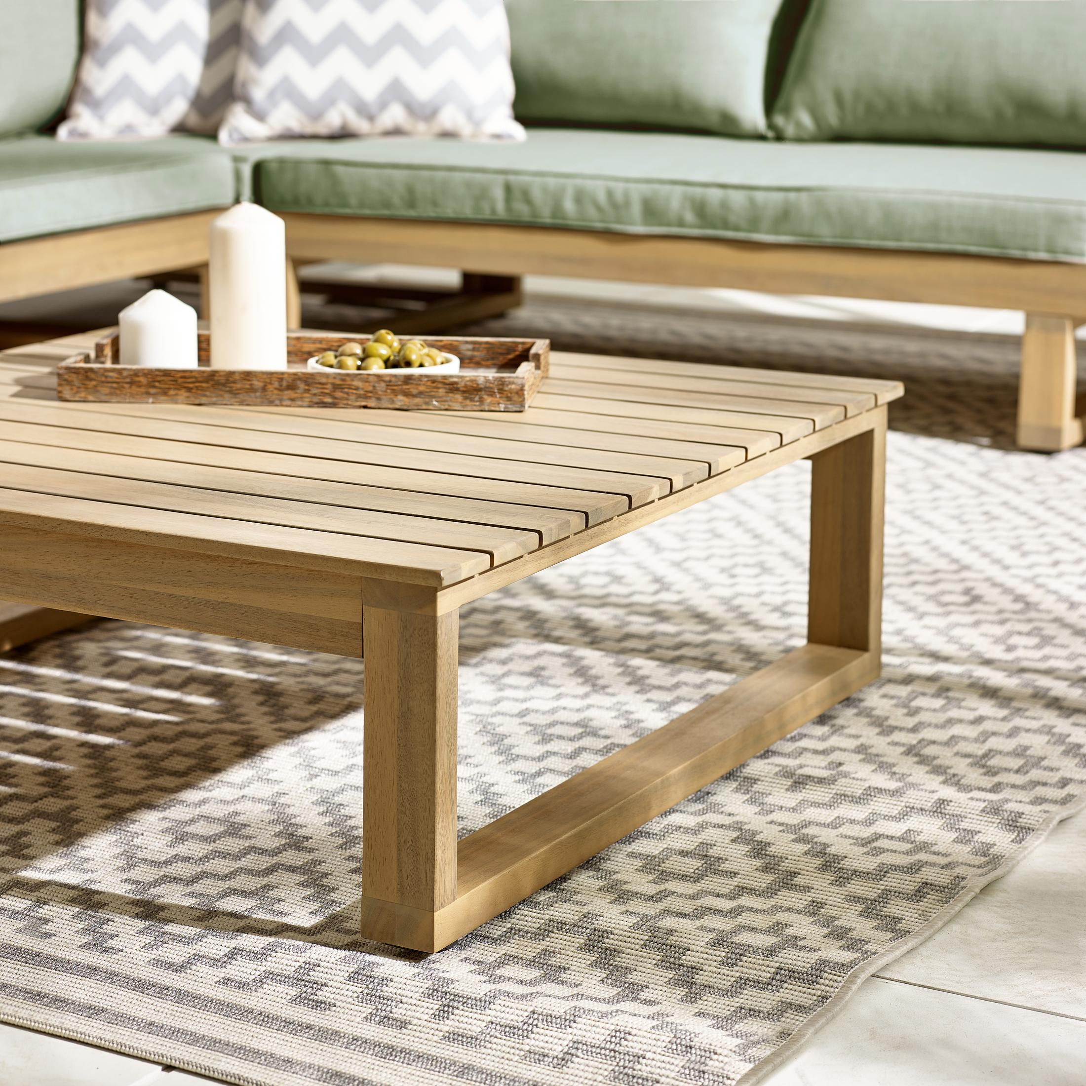 Brisa Wood & Green 5/6 Seat Garden Sofa Set — image 5