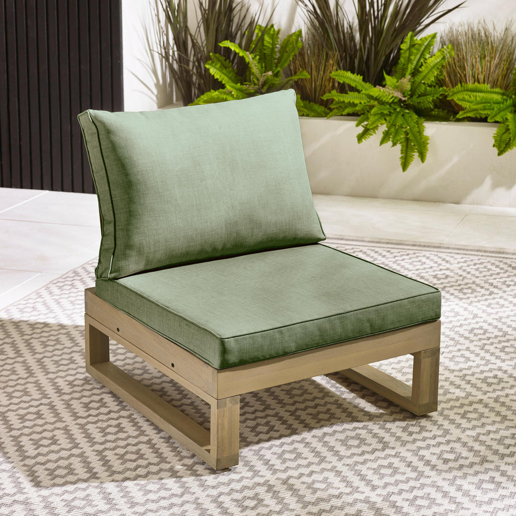 Brisa Wood & Green 5/6 Seat Garden Sofa Set — image 7