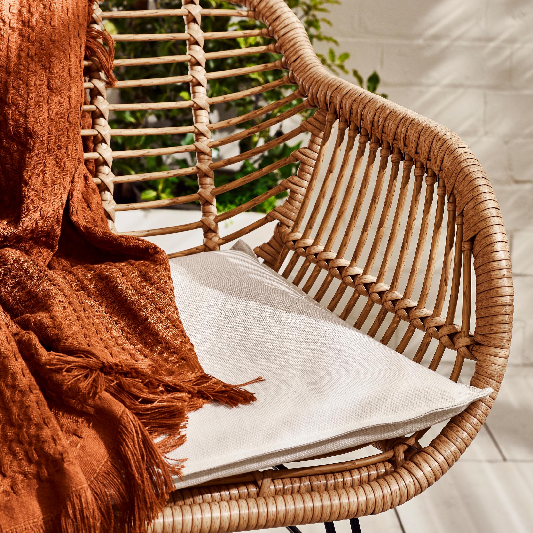 Belize Beige Rattan 2 Seat Garden Bistro Set — image 5