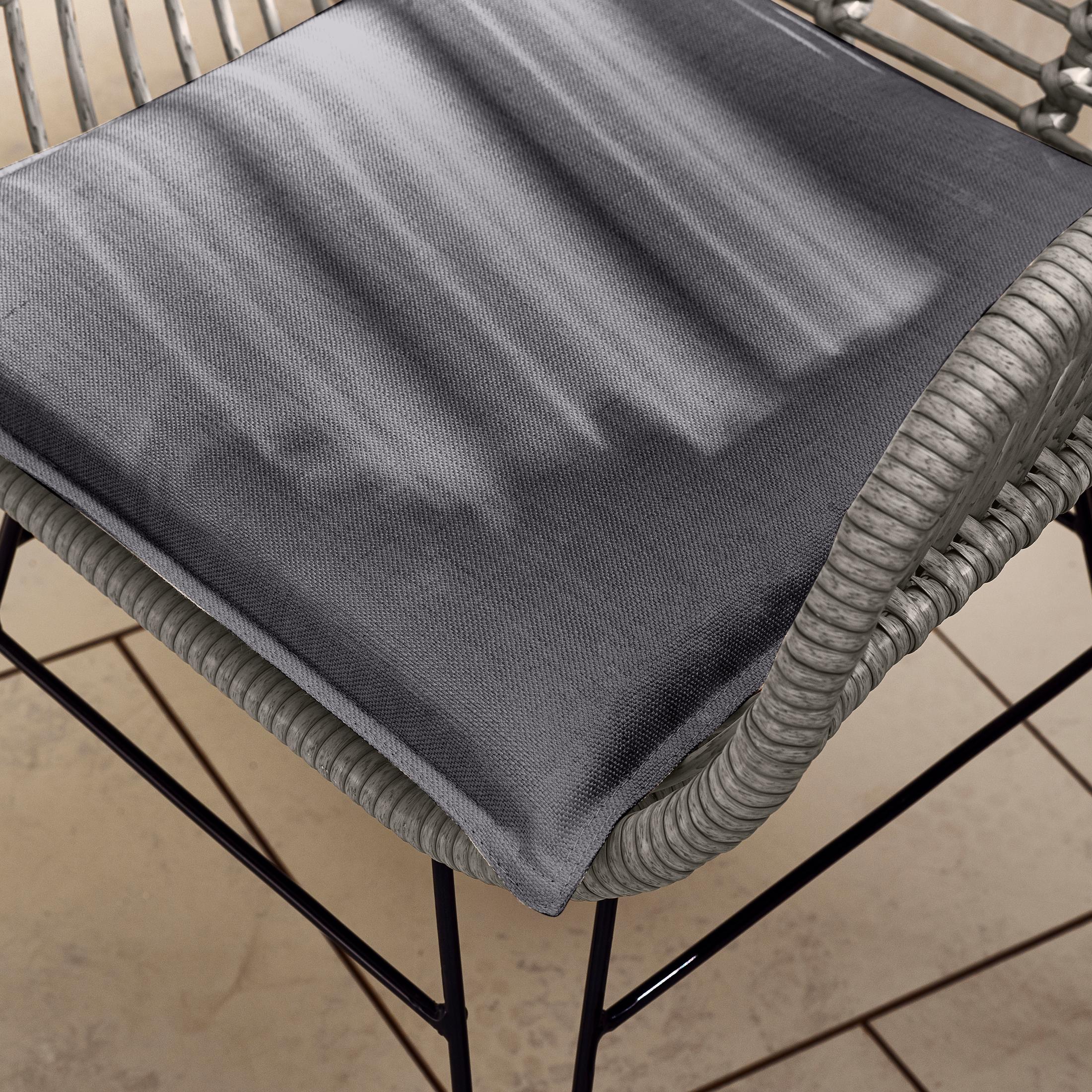 Belize Grey Rattan 2 Seat Garden Bistro Set — image 5