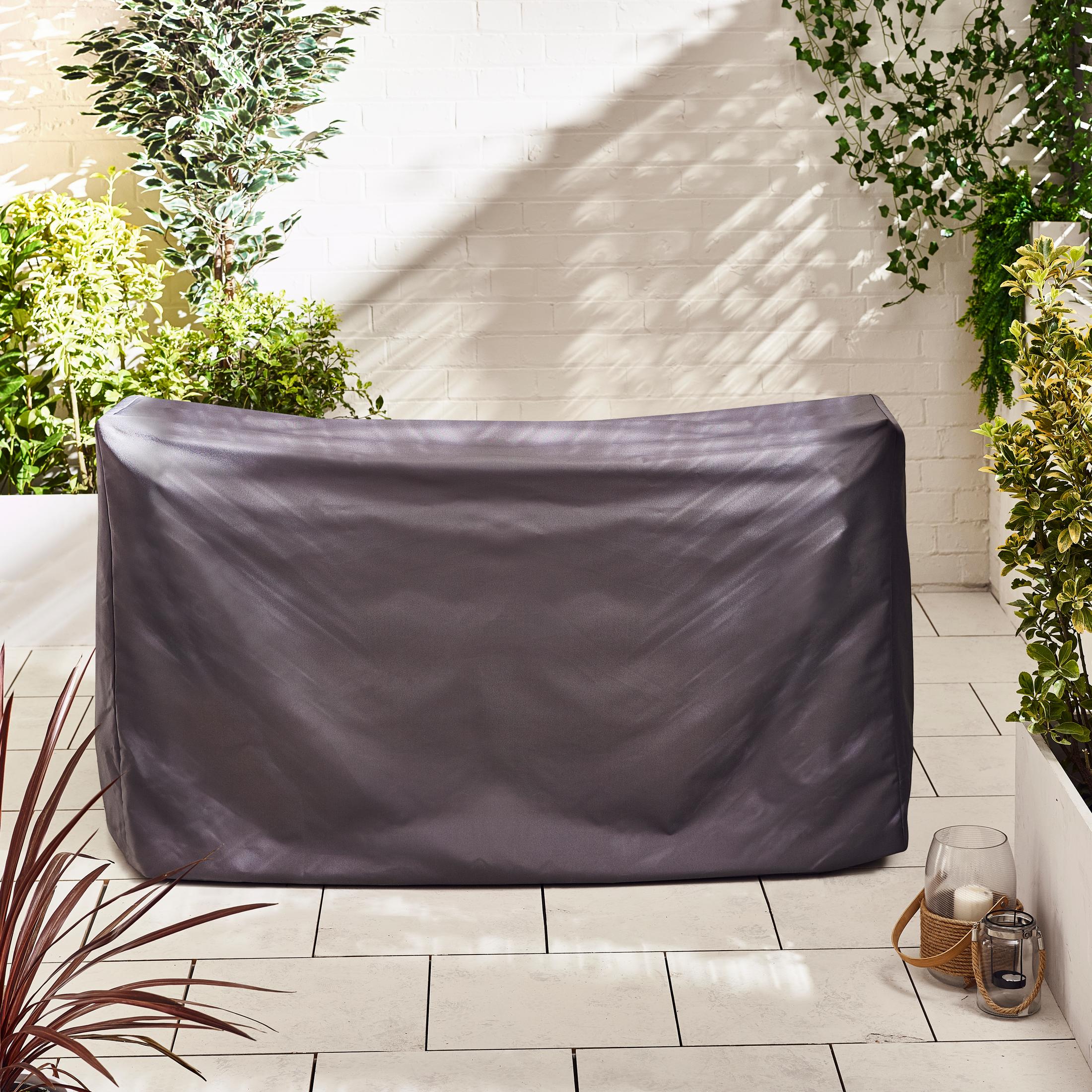 Belize Grey Rattan 2 Seat Garden Bistro Set — image 7
