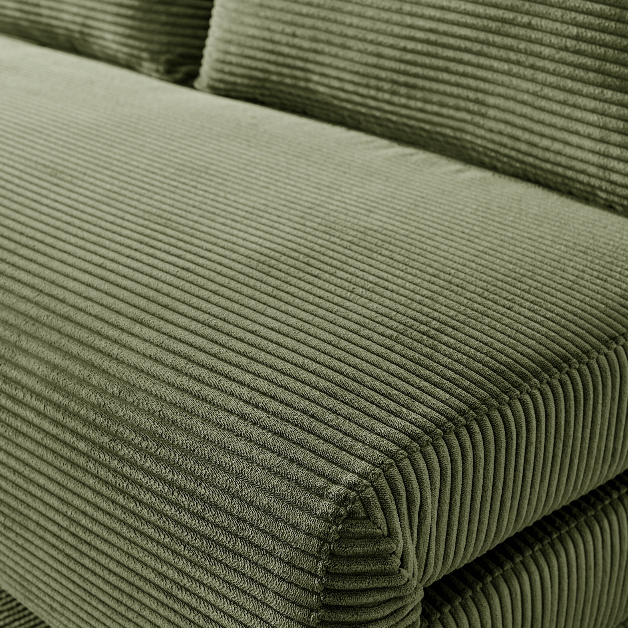 Bobby Green Jumbo Corduroy Folding Double Sofa Bed — image 9