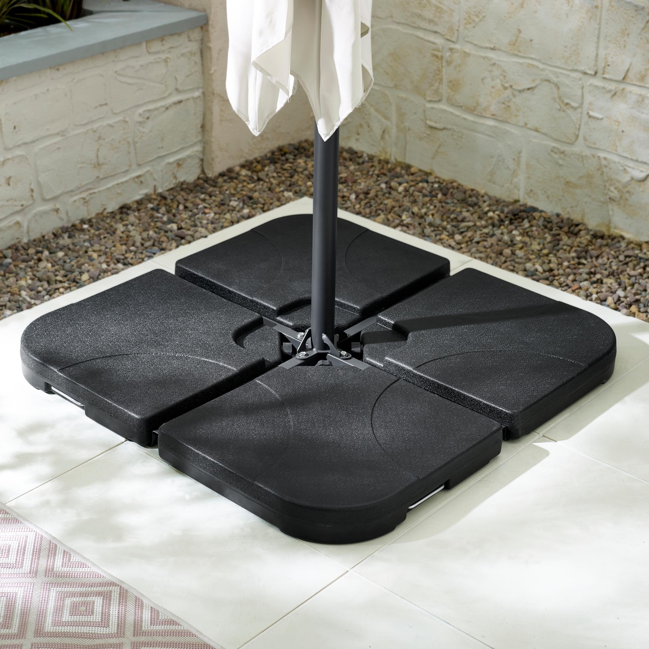 Cantilever Cream Square Garden Parasol & Base Set — image 4
