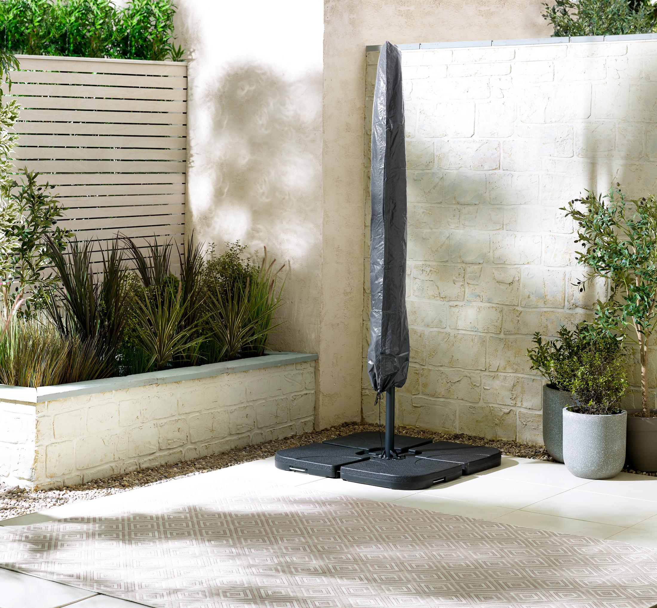 Cantilever Green Square Garden Parasol Only (No Base) — image 3