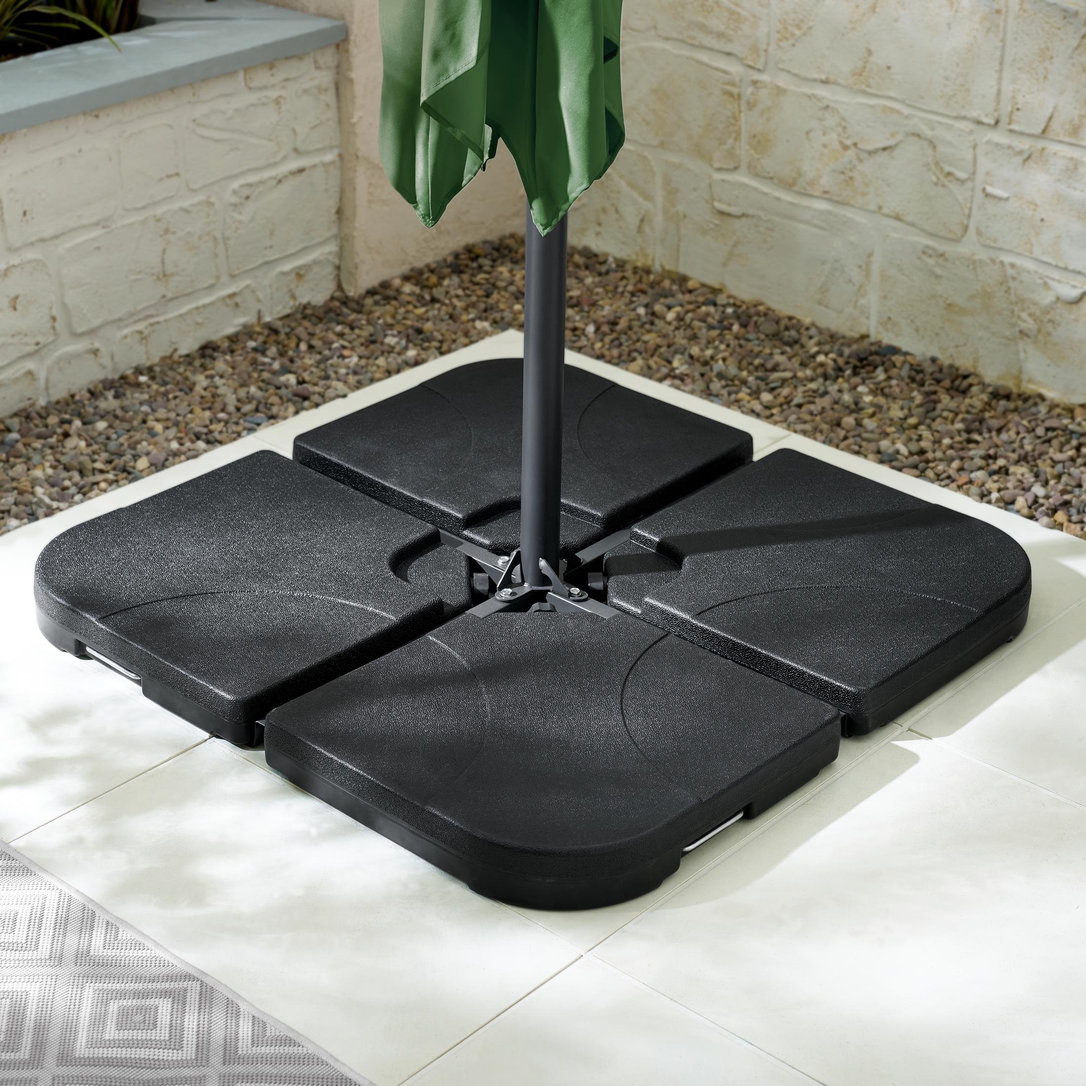 Cantilever Green Square Garden Parasol Only (No Base) — image 4
