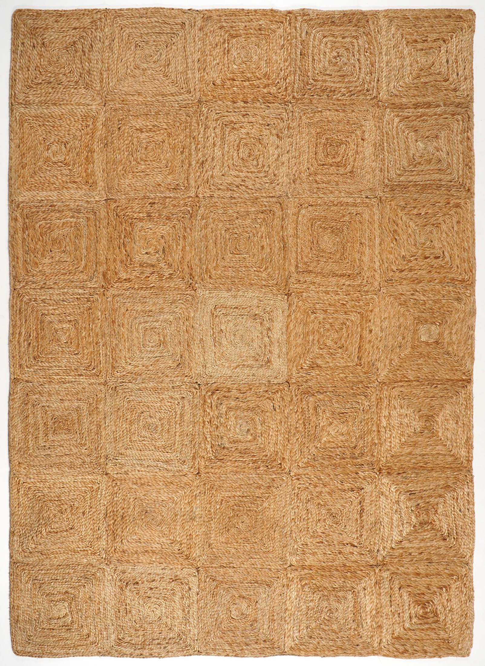 Carys Natural Jute Squares Rug 160x230cm — image 9