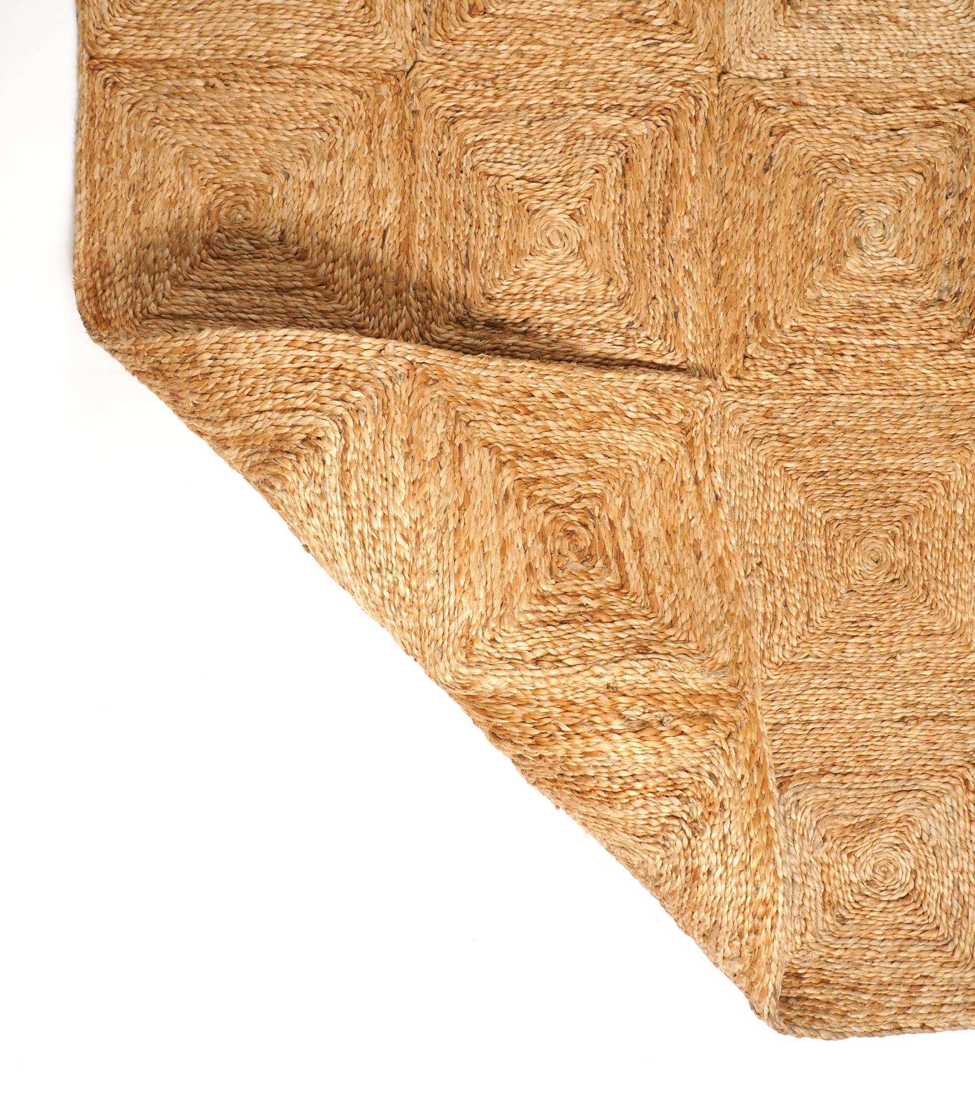Carys Natural Jute Squares Rug 160x230cm — image 6