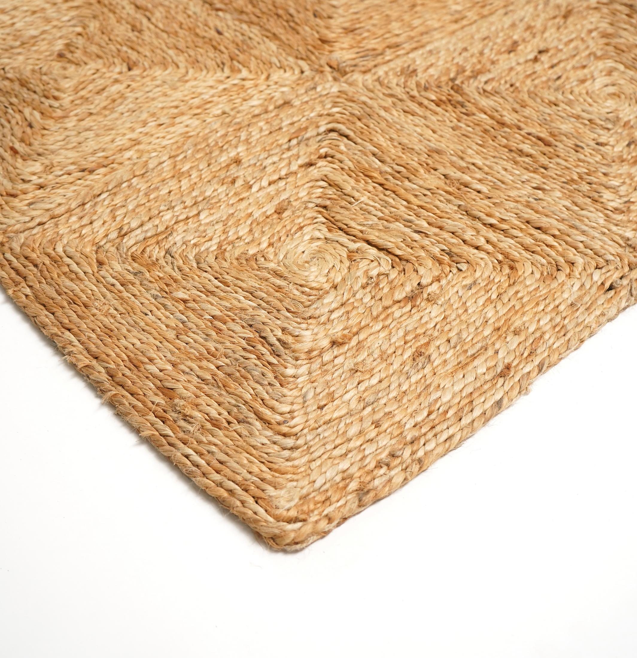 Carys Natural Jute Squares Rug 160x230cm — image 7