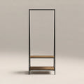 Seaford Clothing Rack - Black & Oak — image 1
