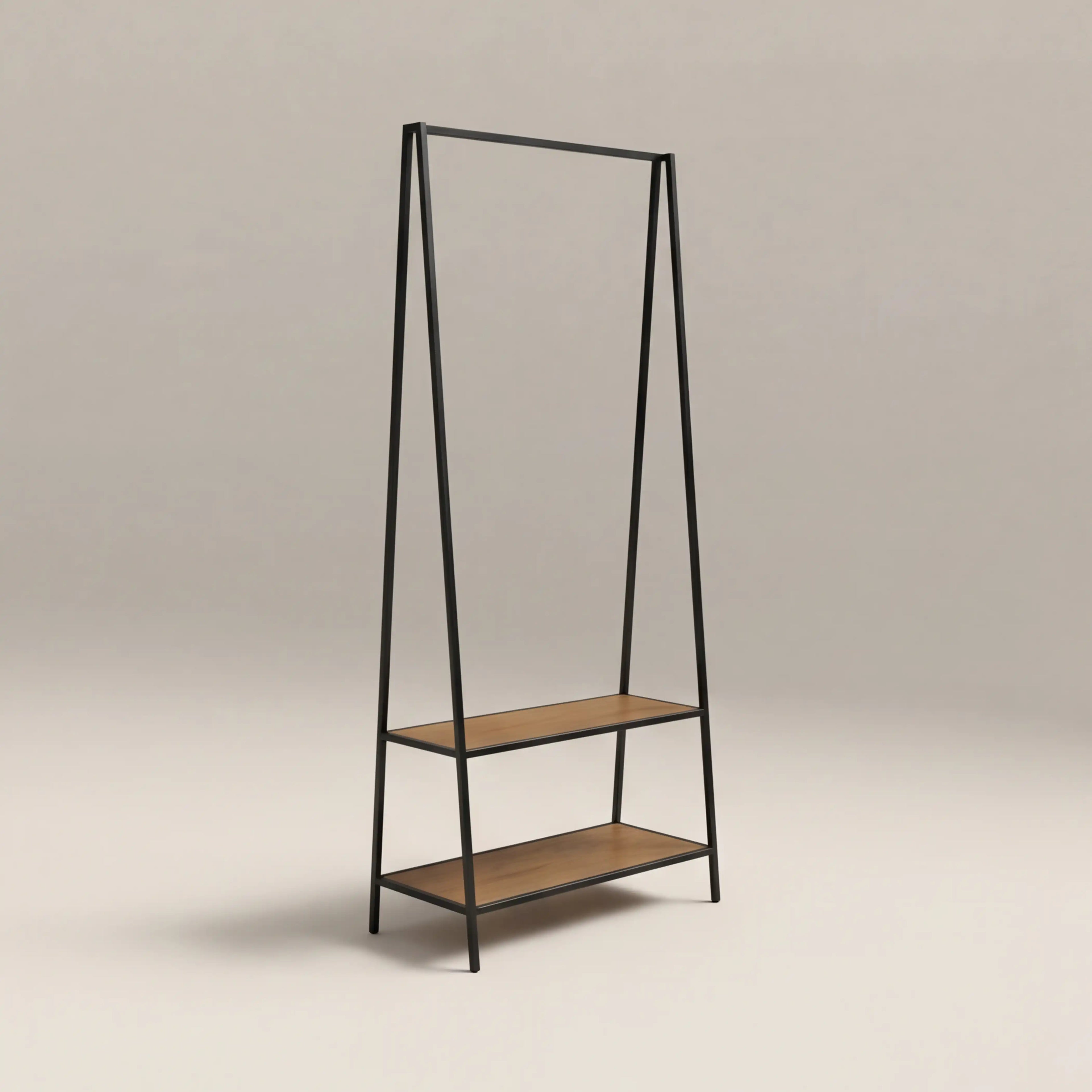 Seaford Clothing Rack - Black & Oak — image 2
