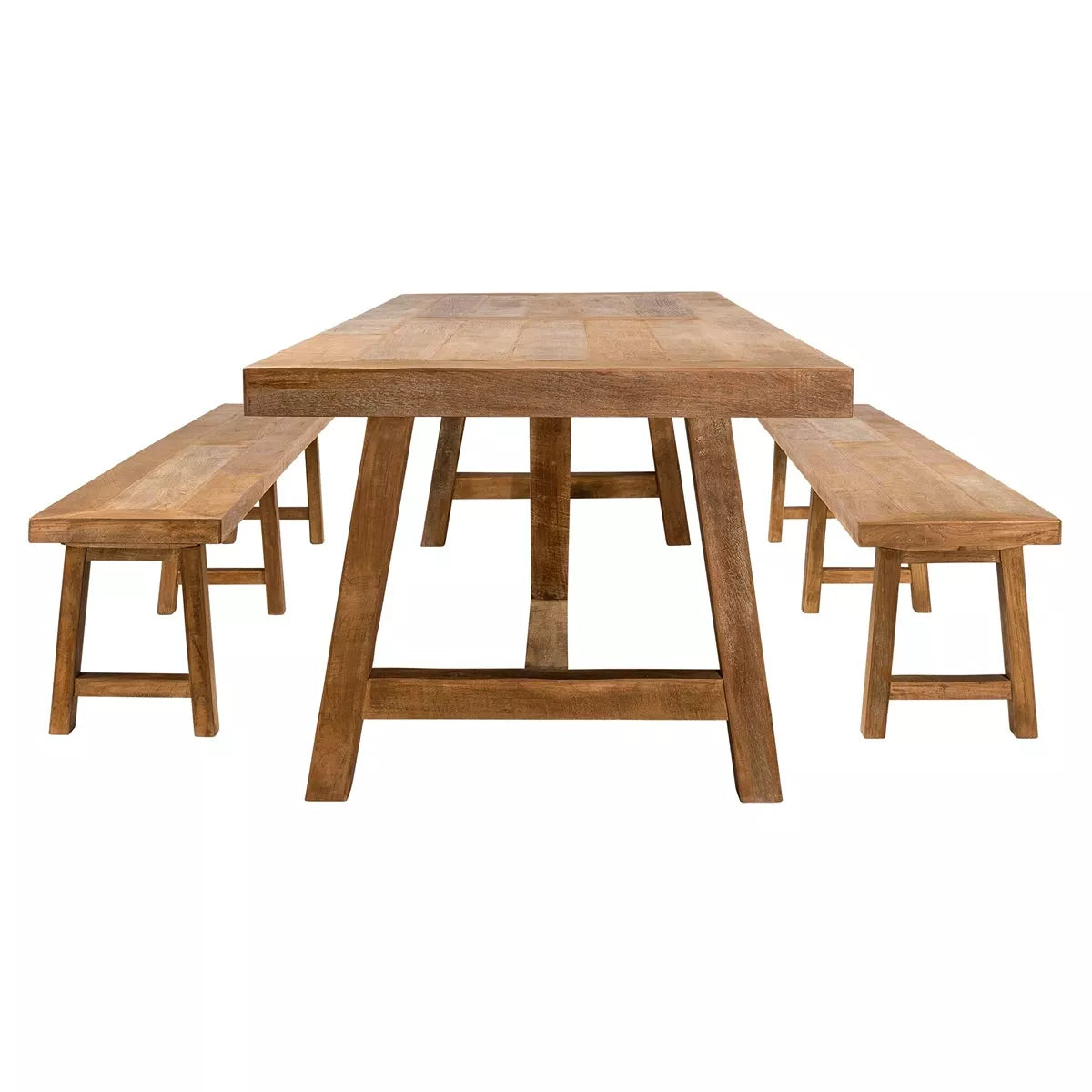 Monastery Bench - Recycled Teakwood — image 9