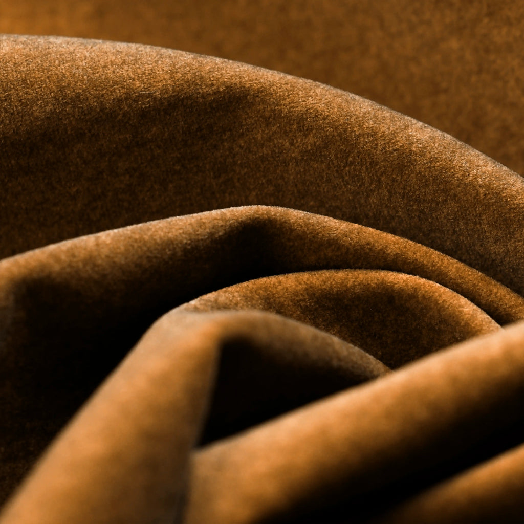 Cloud Right Hand 3 Seater Chaise Sofa - Caramel Brown Sustainable Mohair Velvet — image 3