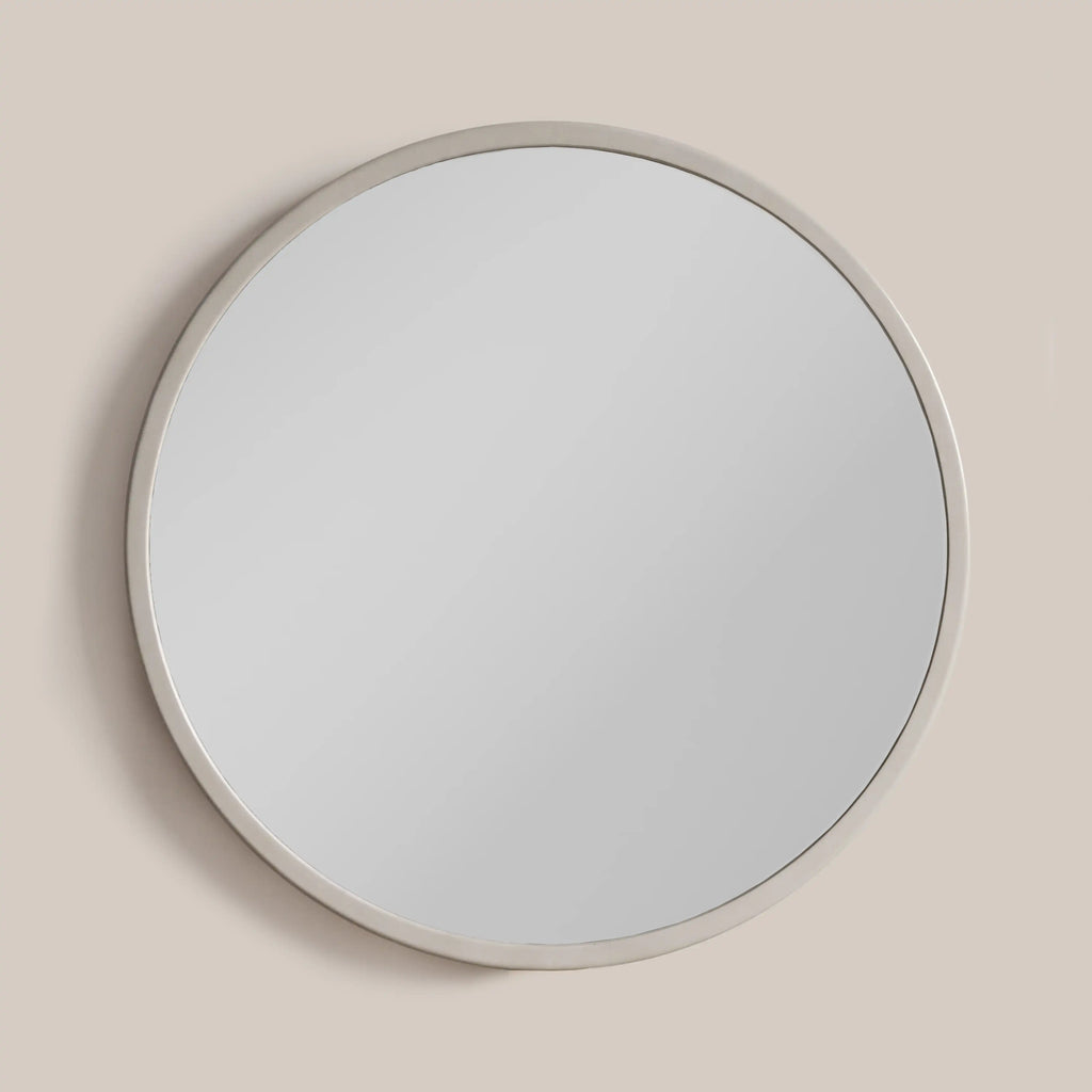 Suvi Round Dressing Table Mirror, 60 cm - Ivory — image 1