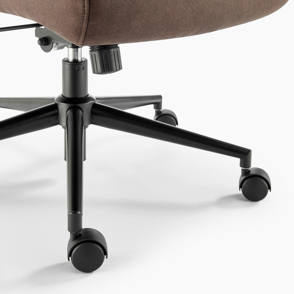 Greer Brown Faux Leather Executive Swivel Office Chair — image 8