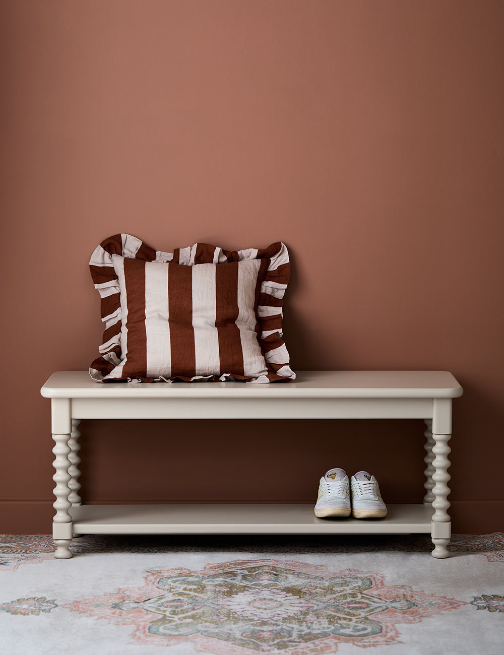 Harlow Bench In Panna Cotta — image 1